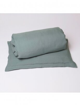 Linen duvet cover and pillowcase