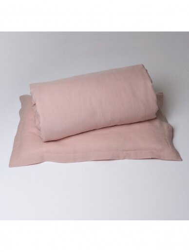Linen duvet cover and pillowcase